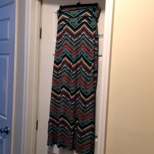 Colorful maxi skirt